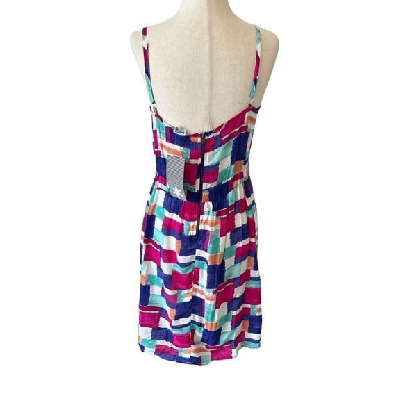 Splendid NWT Colorful Abstract Geometric Print Sundress Medium - Picture 4 of 8